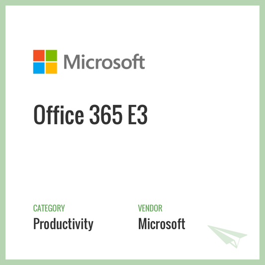 Microsoft Office 365 E3