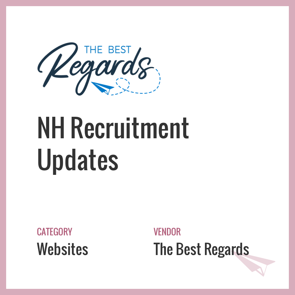 NH Recruitment Updates